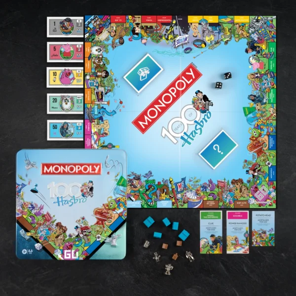 023c7ad33c43a5efa2d9645c50efeebc_11cc5067-0bed-44aa-b2b5-bec6a6bc5b1e Monopoly Fjölskylduspil Monopoly Hasbro 100th Anniversary Edition