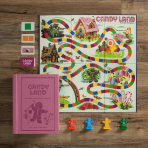 Candy Land Fjölskylduspil Candy Land Vintage Bookshelf Edition