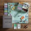 Monopoly Fjölskylduspil Monopoly Vintage Bookshelf Edition