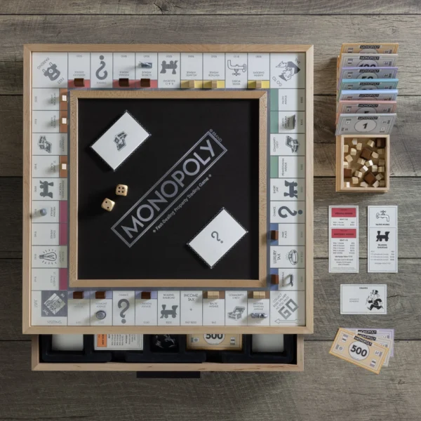 bf902fff9d90668dfe430d2b81bd6b6c Monopoly Fjölskylduspil Monopoly Maple Luxe Edition